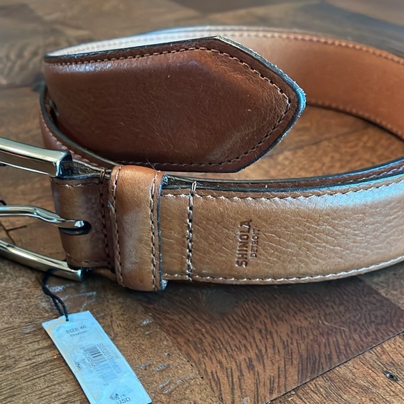 SHINOLA DETROIT 1 1/2” Canfiled Belt-40” long - Picture 3 of 4
